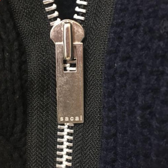 Sacai FW18 Sweater Cardigan - Picture 6 of 7